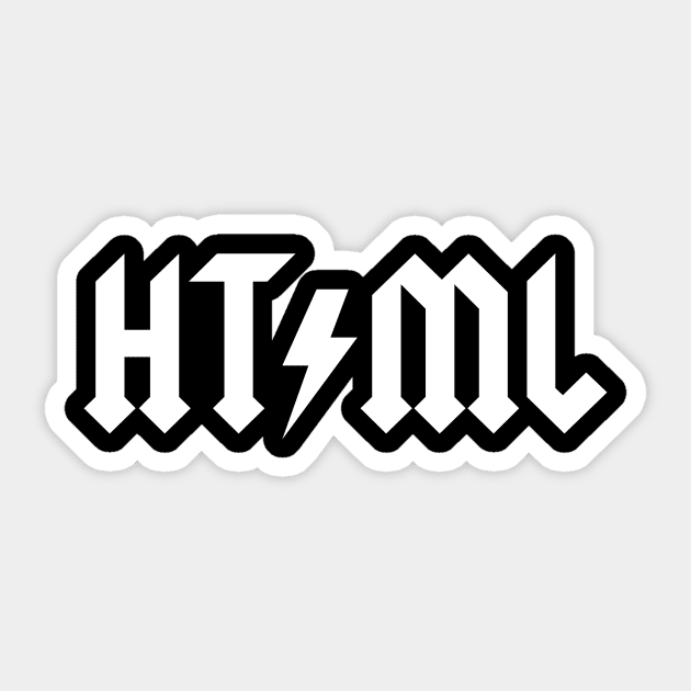 HTML ROCKS Sticker by Portals